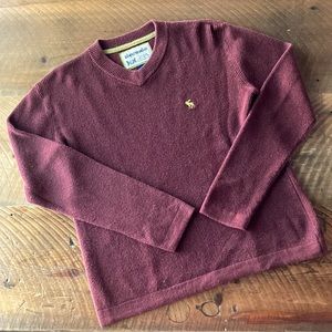 *VINTAGE* ABERCROMBIE Authentic Goods V-Neck Sweater, Boys Large